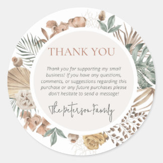 Adesivo Redondo Muito Obrigado, Senhores Deputados