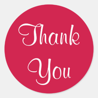 Adesivo Redondo Muito Obrigado, Stickers