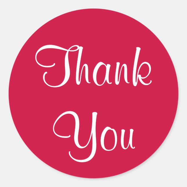 Adesivo Redondo Muito Obrigado, Stickers (Frente)