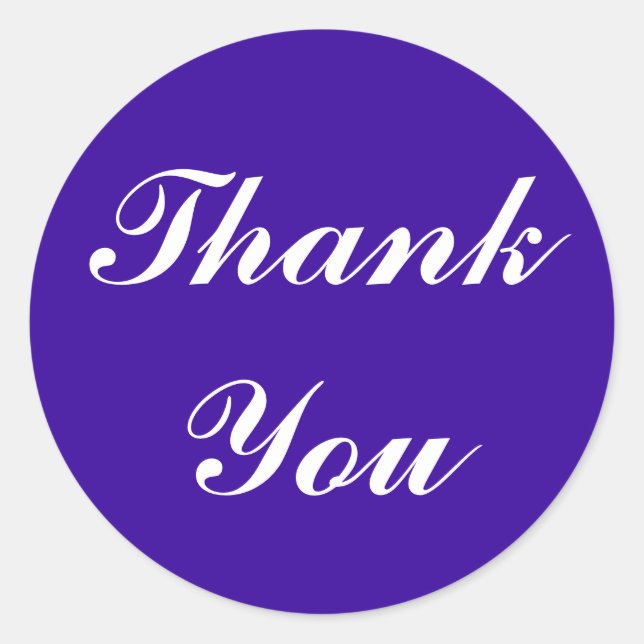 Adesivo Redondo Muito Obrigado, Stickers (Frente)