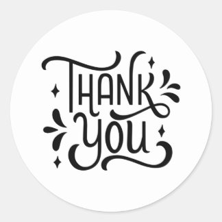 Adesivo Redondo Muito Obrigado, Stickers