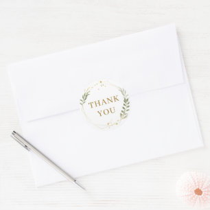 Adesivo Redondo Muito Obrigado, Stickers