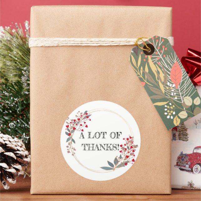 ADESIVO REDONDO MUITOS OBRIGADOS MALDITOS (Feriado)