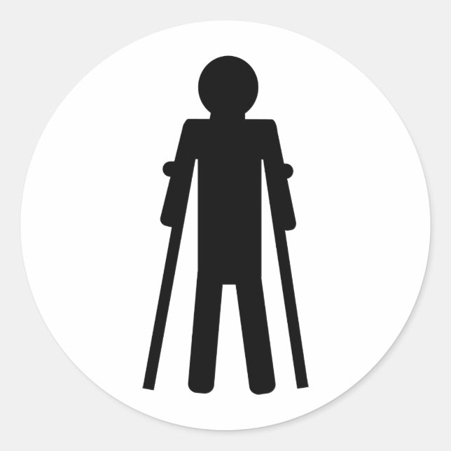 Adesivo Redondo muleta (Frente)