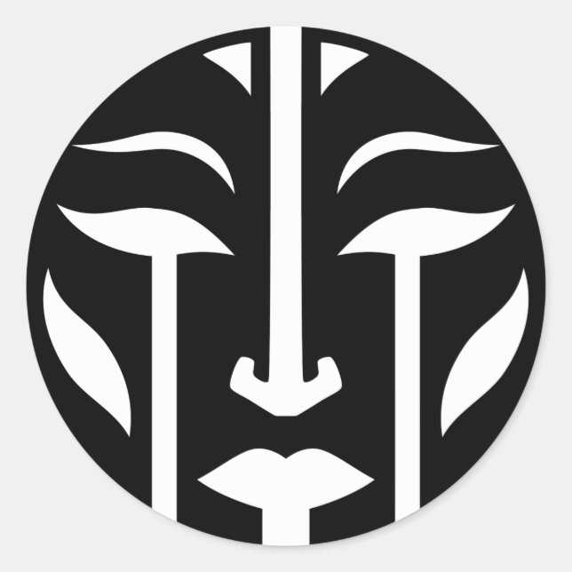 Adesivo Redondo Mulher Digital (Frente)