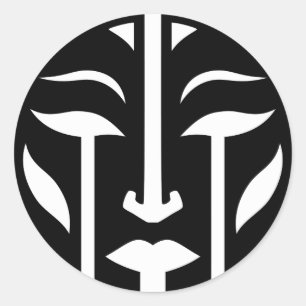 Adesivo Redondo Mulher Digital