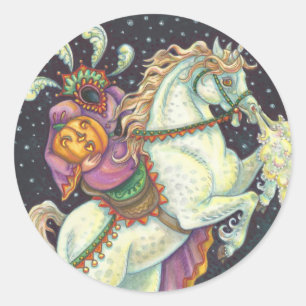 ADESIVO REDONDO MULHER SEM CABEÇALHO, MALHEIRA UNICORN STICKER