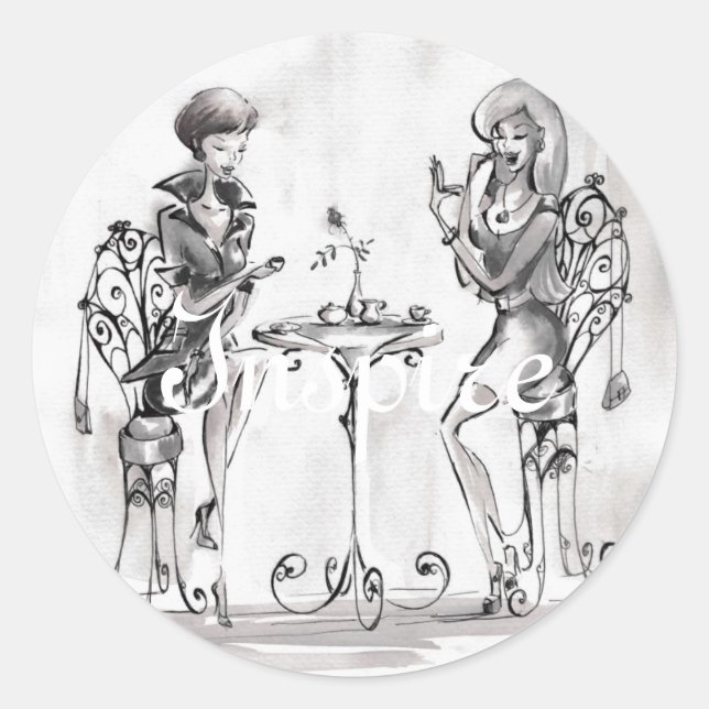 Adesivo Redondo Mulheres (Frente)