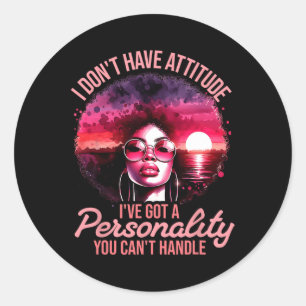 Adesivo Redondo Mulheres Afro Orgulho Negro Mulheres Africanas Ame