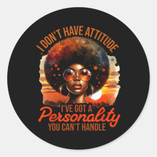 Adesivo Redondo Mulheres Afro Orgulho Negro Mulheres Africanas Ame