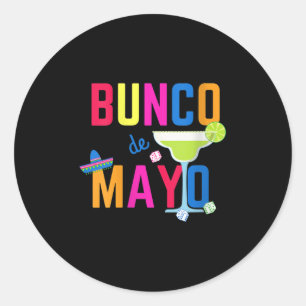 Adesivo Redondo Mulheres Bunco De Mayo Margarita Dice Cinco De May