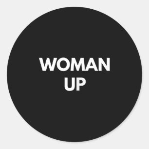Adesivo Redondo Mulheres em Ação - Camisetas de Feminismo Motivaci