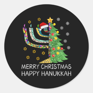 Adesivo Redondo Mulheres Feliz Natal Feliz Hanukkah Feliz Judaica