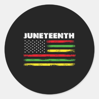 Adesivo Redondo Mulheres Junta Bandeira Afro-Americana 1
