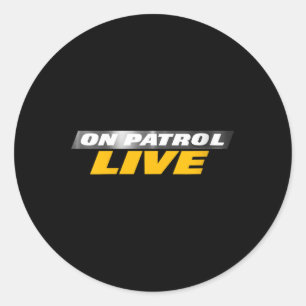 Adesivo Redondo Mulheres na Patrulha Logotipo Vivo
