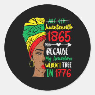 Adesivo Redondo Mulheres Negras Junta Porque Minha Ancestora Foi