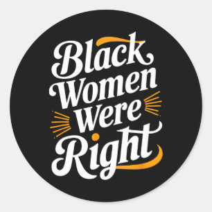 Adesivo Redondo Mulheres Negras Negras Negras Eram Altas