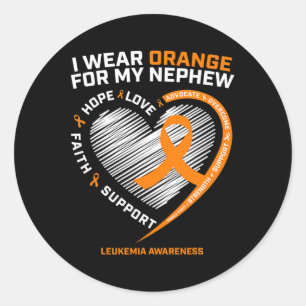 Adesivo Redondo Mulheres Oferecem Leucemia Consciencialização do S