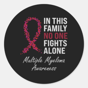Adesivo Redondo Múltiplos Myelomas Sensibilização Família de Fitas