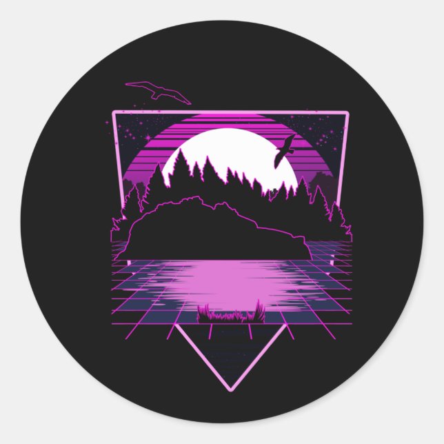 Adesivo Redondo Mundo alternativo (Frente)