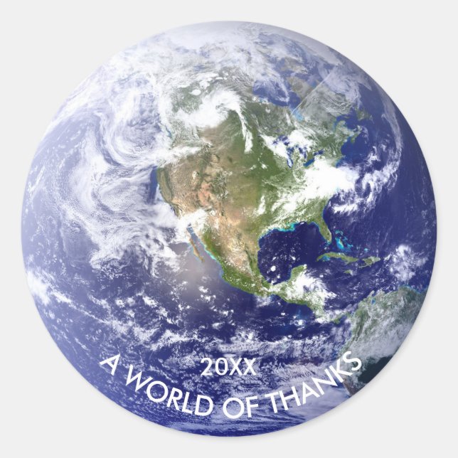 Adesivo Redondo Mundo dos Obrigados - Vinheta circular (Frente)