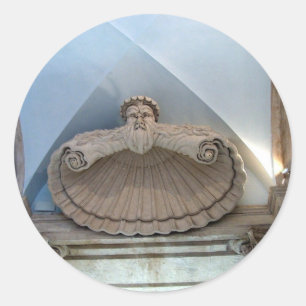 Adesivo Redondo Museu da Porta do Capitólio