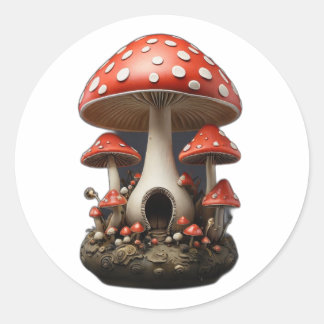 Adesivo Redondo mushroom
