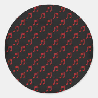 Adesivo Redondo music sticker