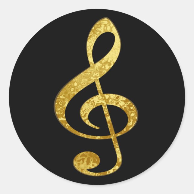 Adesivo Redondo música (Frente)