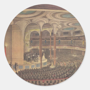 Adesivo Redondo Música Antiga, Jenny Lind, Cantora de Ópera Sueca