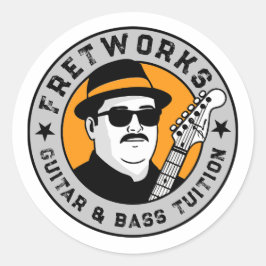 Adesivo Redondo Música de Harry