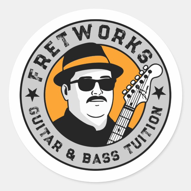 Adesivo Redondo Música de Harry (Frente)