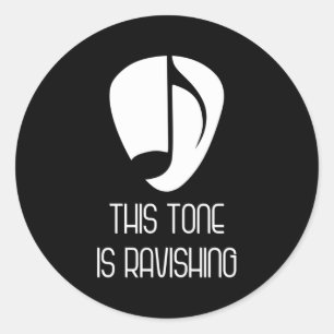 Adesivo Redondo Música Este Tom Está Arruinando