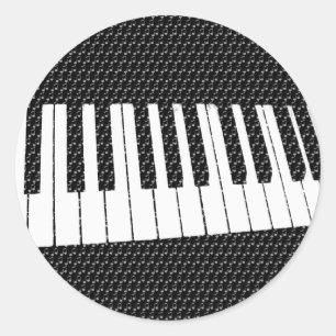 Adesivo Redondo Música para a alma_