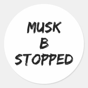 Adesivo Redondo Musk B Parado