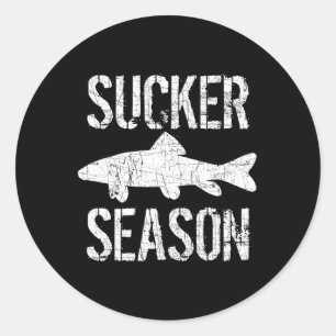Adesivo Redondo Musky Fisheries Sucker Season Muskie