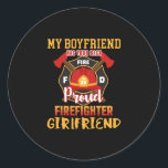 Adesivo Redondo My Boyfriend Has Your Back Proud Firefighter<br><div class="desc">My Boyfriend Has Your Back Proud Firefighter</div>
