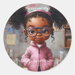 Adesivo Redondo Mya microscópica