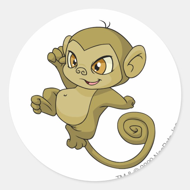 Adesivo Redondo Myenc Brown (Frente)