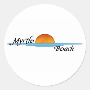Adesivo Redondo Myrtle Beach