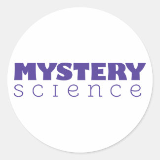 Adesivo Redondo Mystery Science Sticker