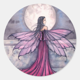 Adesivo Redondo Mystic Midnight Fairy Stickers