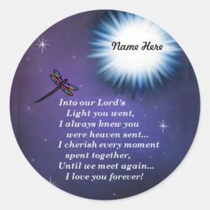 Adesivo Redondo Na Dragonfly Leve