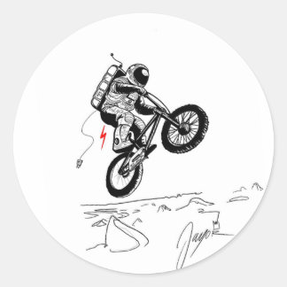 Adesivo Redondo na lua