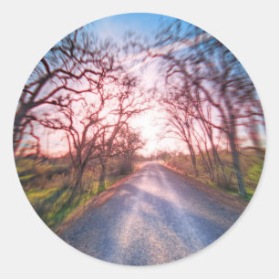 Adesivo Redondo Na luz