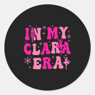 Adesivo Redondo Na Minha Era Clara Quebra-Nozes Ballet Clara Açúca