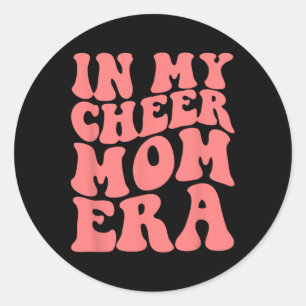 Adesivo Redondo Na Minha Era de Mãe de Cheer _5