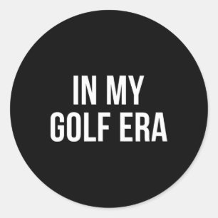 Adesivo Redondo Na Minha Era Do Golfe -