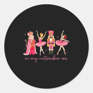Adesivo Redondo Na Minha Era do Quebra-Nozes Para Meninas Mulheres