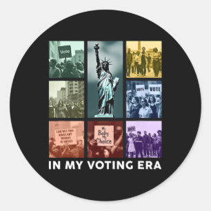 Adesivo Redondo Na Minha Votação Era Harris Wheimer Eleição Presid